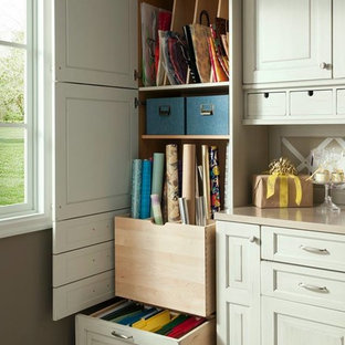 Built-In Gift Wrap Station