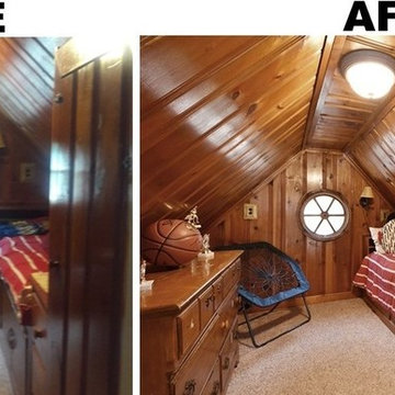 Staging of 'Captain's Quarters' Bedroom