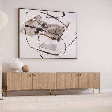 Norse white oak sideboard