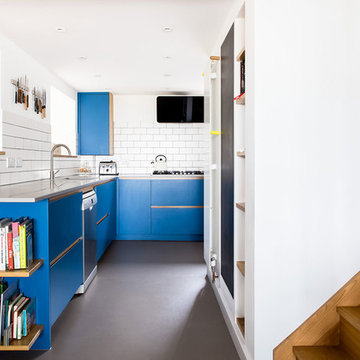 Blue Modern Kitchen