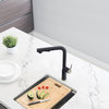 STYLISH Kitchen Sink Faucet Single Handle Pull Down Dual Mode Stainless Steel