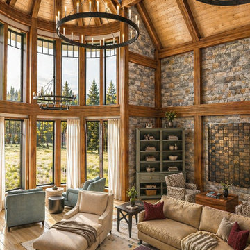 Timber Frame Great Room Visualization