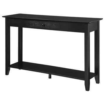 American Heritage 1 Drawer Console Table With Shelf