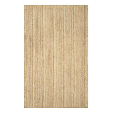 nuLOOM Hand Woven Jute and Sisal Rigo Area Rug, Natural, 6'x9'