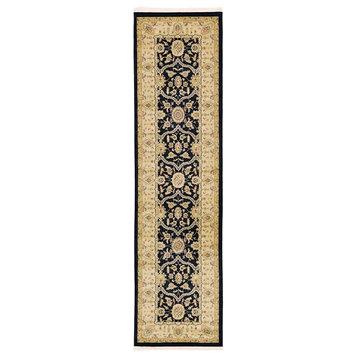 Traditional Stirling 2'7"x10' Runner Ebony Area Rug