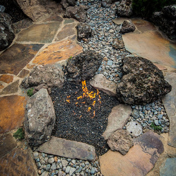 Broken Top Xeriscape and Natural Fire Pit Patio