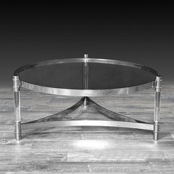 Varossi Round Table Coffee Silver Table - Varossi Collection - Coffee Tables