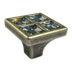 Richelieu Swarovski Crystal Knob - Cabinet And Drawer Knobs
