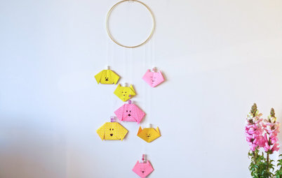 DIY Project: Pawsitively Cute Origami Mobile