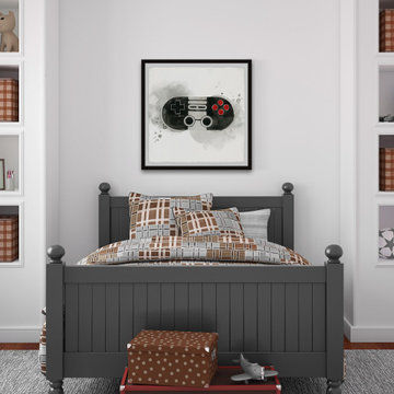 "Gamer IV" Framed Painting Print