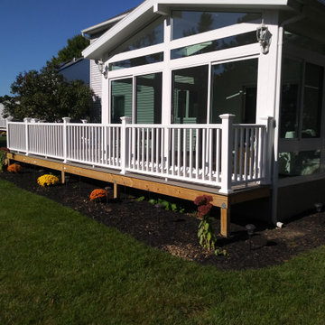 Capital Region Cathedral Sunroom and Deck