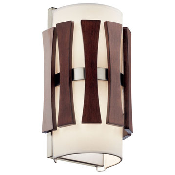 Kichler Cirus 2 Light Wall Sconce in Auburn Stained