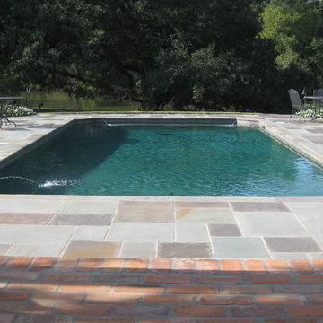 New Iberia Traditional Southern Pool and Landscape