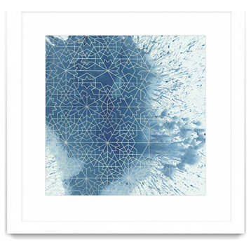 "Crystalline II" Matted and Framed, 36" X 36"