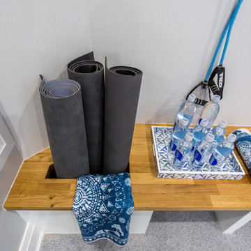 Custom Home Renovation, Gym, April 2018