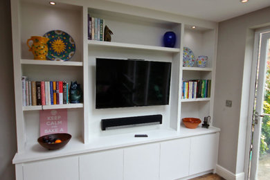 Inspiration for a modern living room in Other.