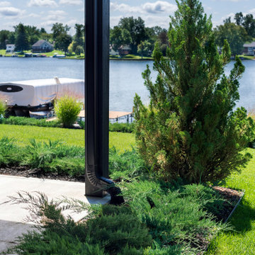 Lake Columbia Modern Lakefront Landscape