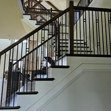 Project #109 | U-Shaped Stairs in Countryside Retreat