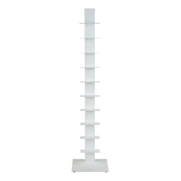 Sapiens 60" Bookcase Tower, White