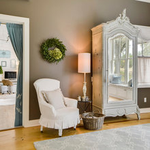Curtains on doors