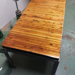 Bowling Alley Coffee Table - Table Tops And Bases