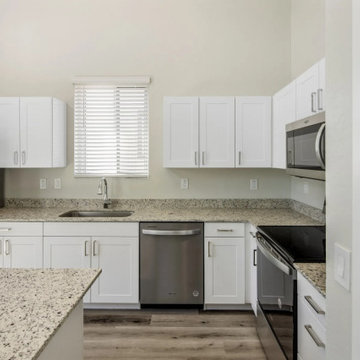 Lovely White Cabinet Installation & Renovation