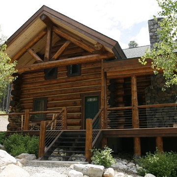 Authentic Rocky Mountain Log Cabin
