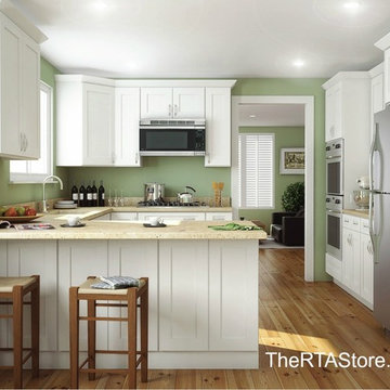 Aspen White Shaker Cabinets