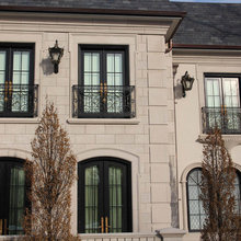 iron railing balconies