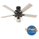 Hunter - Hunter 50311 Hartland, 52" Ceiling Fan with Light Kit and Pull Chain - The Hartland chandelier inspired ceiling fan has aHartland 52 Inch Cei Noble Bronze Light G *UL Approved: YES Energy Star Qualified: n/a ADA Certified: n/a  *Number of Lights: 3-*Wattage:3.5w LED bulb(s) *Bulb Included:Yes *Bulb Type:LED *Finish Type:Noble Bronze