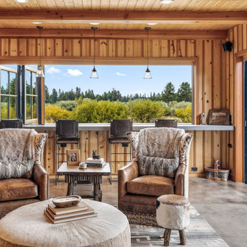 Vandevert Ranch Historic Homestead with NanaWall Aluminum Clad Folding Doors