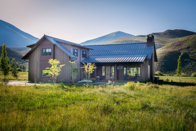 Coastal exterior home idea in Other