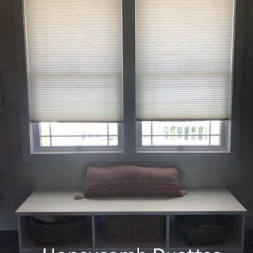 Honeycomb Duette Shades - Various Projects