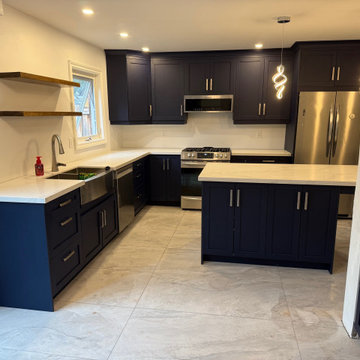 Haliburton Kitchen in Marine Blue