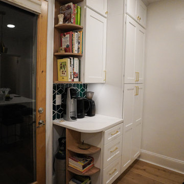 Brooklyn Brownstone Modern Luxury Green Kitchen Remodel