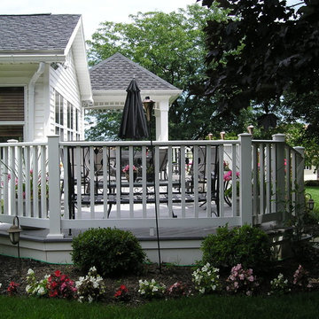 Deck Remodel with Gazebo Roof and Jacuzzi