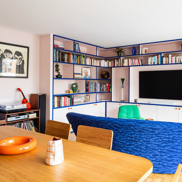 Appartement style colorblockesu