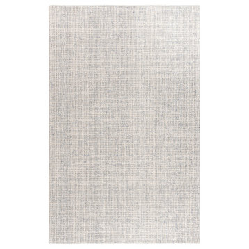 Safavieh Abstract Collection, ABT469 Rug, Silver/Blue, 6'x9'