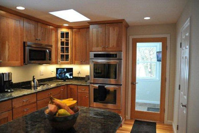 Elegant home design photo in Boston