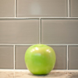 Transitional Kitchen with Slab Granite - Tile