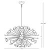 Robert Abbey S710 Jonathan Adler Sputnik 24 Light Chandelier in Polished Nickel