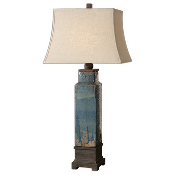 Soprana Blue Table Lamp