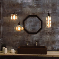 Clear Bathroom Pendant Cluster - Pendant Lighting
