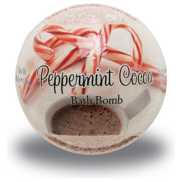 Bath Bomb, Peppermint Cocoa