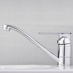 Single Handle Chrome Centerset Kitchen Tap T18003 - Kitchen Faucets