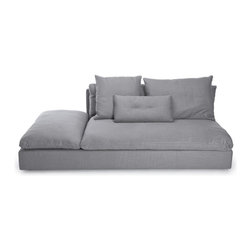 Black and Milk - Modular Corner Sofa by NORR11 - Corner Sofas