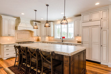 Design ideas for a country kitchen in Boston.