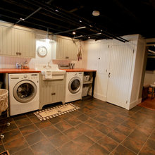unfinished basement