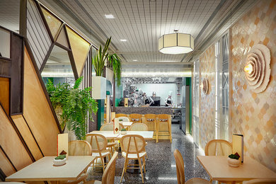 Inspiration for a mediterranean home design remodel in Madrid