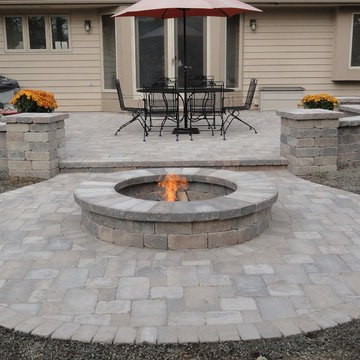 Brick Patio & Fire Pit